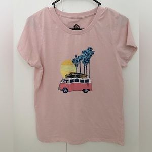 California Surf and Retro Van Graphic Tee